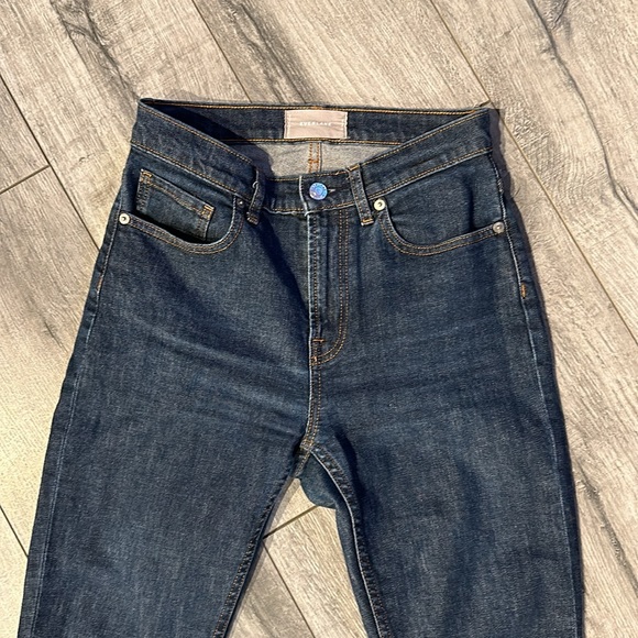 Dark wash high rise Everlane jeans - Picture 3 of 6